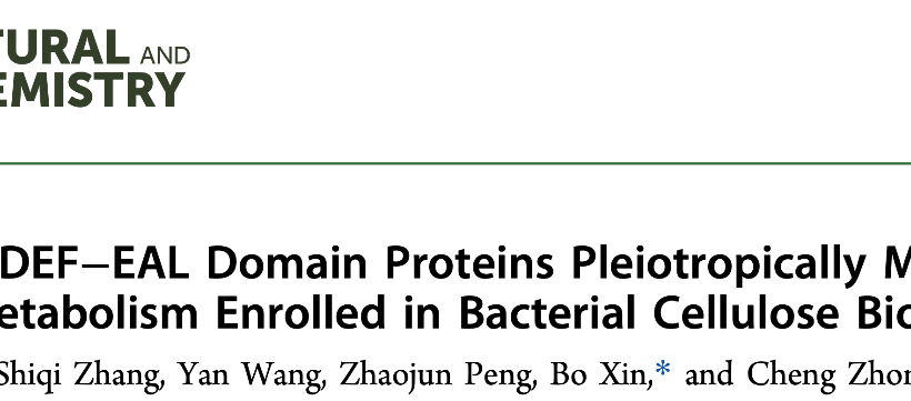 Tandem GGDEF-EAL Domain Proteins Pleiotropically Modulatec-di-GMP Metabolism Enrolled in Bacterial Cellulose Biosynthesis